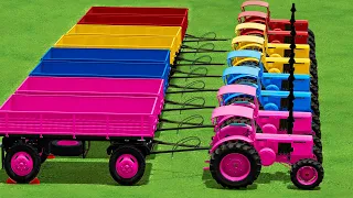 Mini TRACTORS of Colors! OLD LEGEND IN ACTION! 🌽 Lanz D6016 Corn Harvest Challenge (FS25)