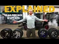 Wheels and Tires for EZGO Golf Carts What Size Lift Kit Do You Need