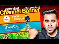 Create a YouTube Banner in Just 5 Minutes Size Problem Fix Banner Design 2026