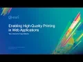 Enabling High-Quality Printing in Web Applications
