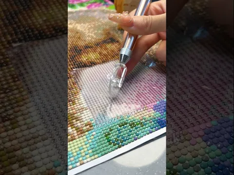 ✨Ultimate ASMR💎Diamond Painting🤩#diamondpainting #satisfying #asmr #shorts #diy#art #gift #craft