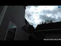 dprk flag still flying at 132 northern ave augusta maine usa