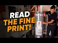 Rheem Water Warranty Home Depot WARNING