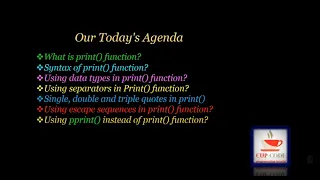 Print in Python 3 pprint instead of print Single Double and Triple quotes in Print