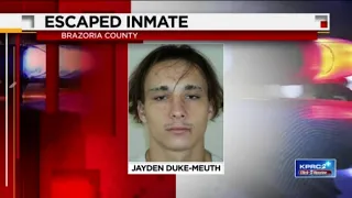 Search underway for Brazoria County inmate who escaped custody Saturday