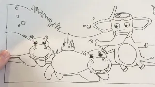 Noah s Floating Zoo Coloring Pages Review