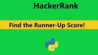 find the runner up score hackerrank solution in python realNameHidden