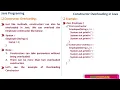 Constructor Overloading - Java Programming