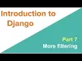 Introduction to Django Complex filtering