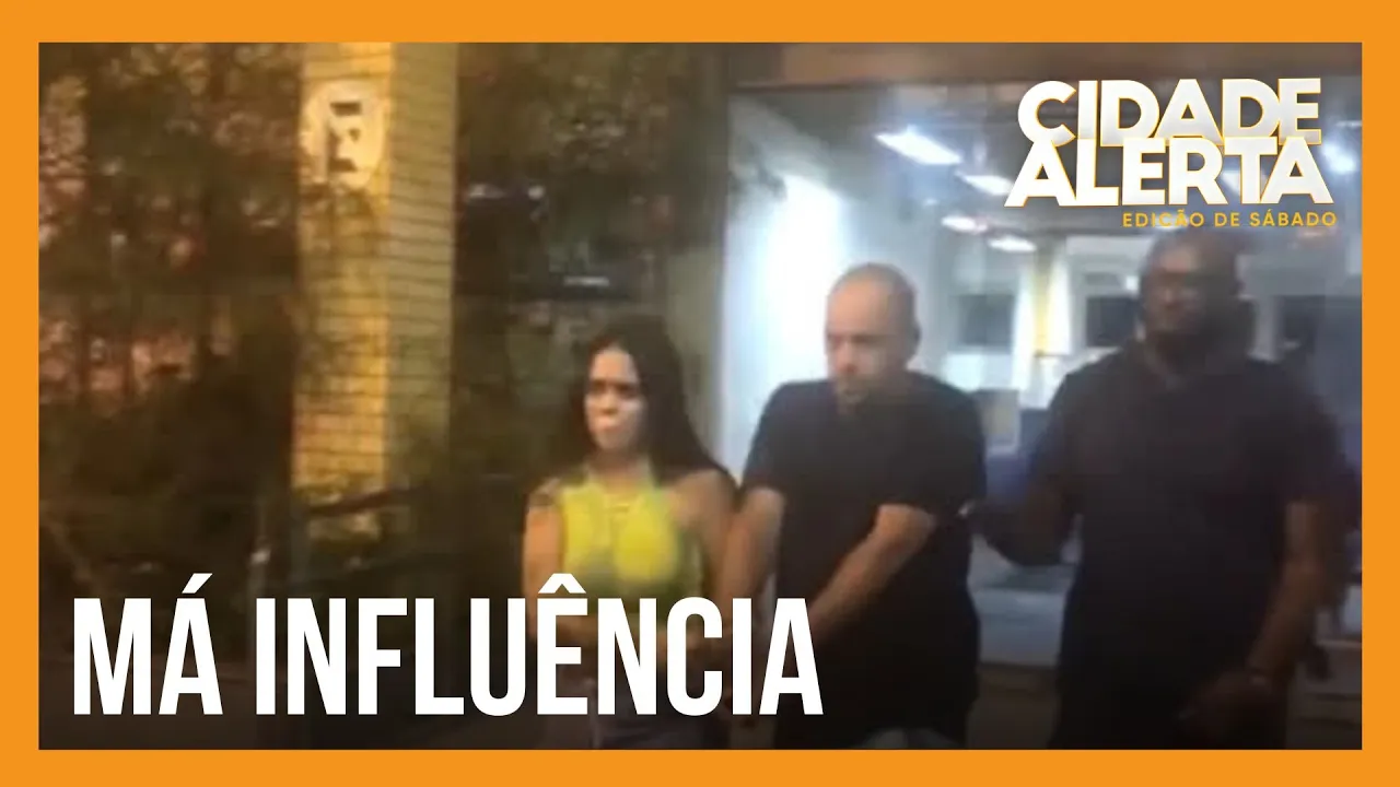 Influenciadora e namorado são presos pelo crime de 'entradinha' de banco no Rio