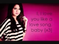 Download Lagu Love You Like A Love Song Baby - Selena Gomez (Lyrics)