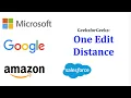 GeeksforGeeks One Edit Distance