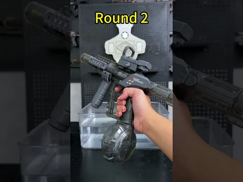 Check out my new little water gun—how about using it to play a prank on the guys?