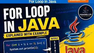 For Loop in Java in One Shot l javalearninnghub - 4