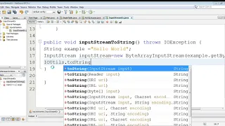 Convert Read InputStream To a String in JAVA