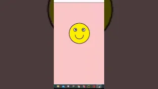 Draw Smile emoji in python by using turtle