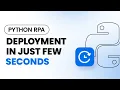 Python RPA Deployment in Just a few Seconds - BotCity Orchestrator