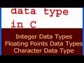 class third datatypes in c datatypes in c language what is datatypes in c data types in c