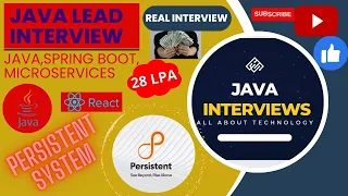 Persistent system interview Questions Java interview Questions Java 8 coding Microservices