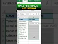 Find Left Function in excel