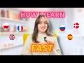 How I Learned 6 Languages FAST The 5 Methods I Always Use