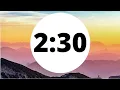 2 Minute 30 Seconds Countdown Timer - Calm background