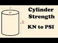 Compressive Strength of Concrete Cylinder KN to PSI KN to PSI Better Tomorrow