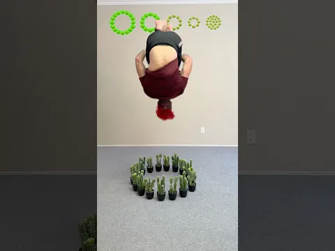 Cactus backflip challenge 😱