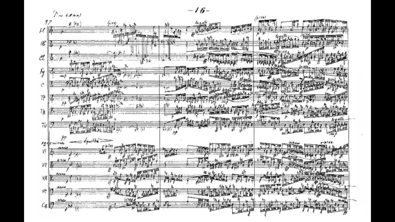 Iannis Xenakis - Waarg (Audio + Full Score)