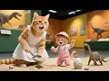 Download Lagu Gemberkatje Ontmoet Dinosaurus met Moederkat 🙀🦖 | AI Kat Video