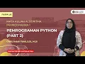 MK Algoritma Pemrograman 1 - Pemrograman Python