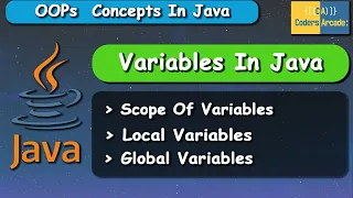 Local And Global Variables in Java Java OOPs Cocepts