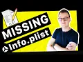 How to fix missing Info plist error in Xcode 11 Step by Step Tutorial in Swift 5