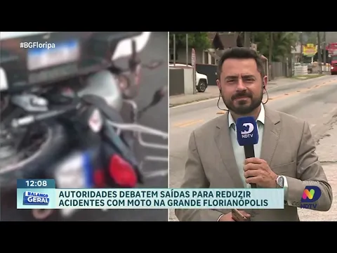 MP de SC debate medidas para reduzir acidentes com motos em Florianópolis