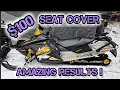 How I replaced the seat cover on my skidoo summit 600