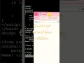JavaScript tutorial for beginners form validation