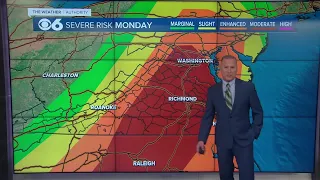 Tornadoes possible as powerful storms threaten Virginia