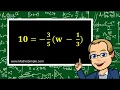 Solving Multi-Step Equations with Fractions Expressions Equations Grade 8
