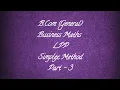 B Com General Business Maths LPP Simplex Method Part 3