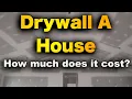 New Construction Drywall Price - How Much To Drywall A House MATERIAL and LABOR