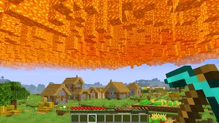 There is LAVA Falling on our Minecraft Server