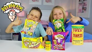 Download Extreme Sour Candy Review | Warheads Challenge Toxic Waste Super Lemon Japanese Candy MP3