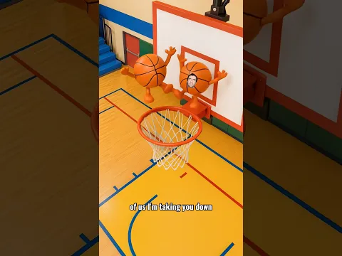 When Two Basketballs Go In The Hoop At Once 🤣 #shorts #relatable