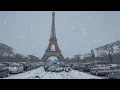 Historic Snowstorm Hits Paris, France - Dangerous Cold, Flights \u0026 Traffic Disrupted!