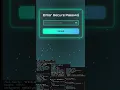 Futuristic Glassmorphism Password Form with Eye Toggle CSS Only UI Animation HTML CSS Project