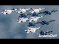 Download Lagu Blue Angels and Thunderbirds Fly Together Over New York City - Extended Compilation