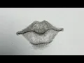 Lip pencil drawing lip shading with pencil Easy drawing sexy lip PencilArt