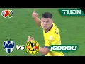 RICHARD SANCHEZ S GOAL Monterrey 0-1 America Liga MX - AP2024 2ND LEG TUDN