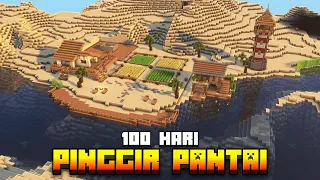100 Hari Minecraft Pinggir Pantai