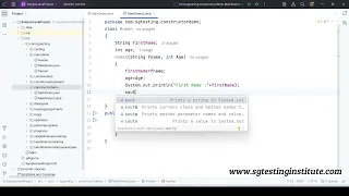 Core Java OOPS Part - 04 Constructor in Java Parametrized Constructor